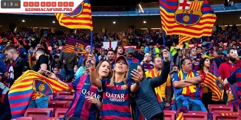 Barcelona với khoảng 269 triệu lượt người theo dõi